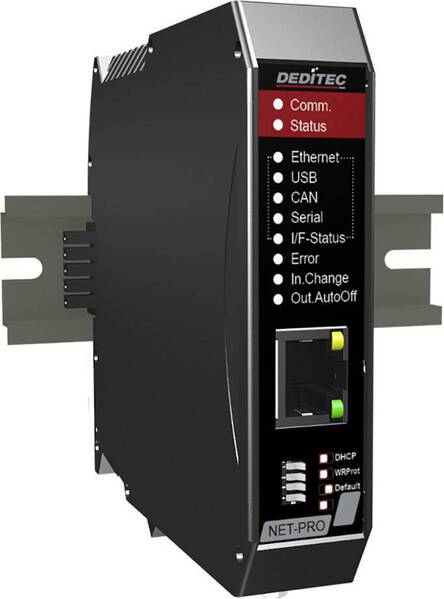 Deditec NET-CPU-PRO-CS NET-CPU-PRO-CS Multifunktionsmodul CAN Bus, USB, Ethernet, RS-232, RS-485 Anzahl Eingänge: 0 x An