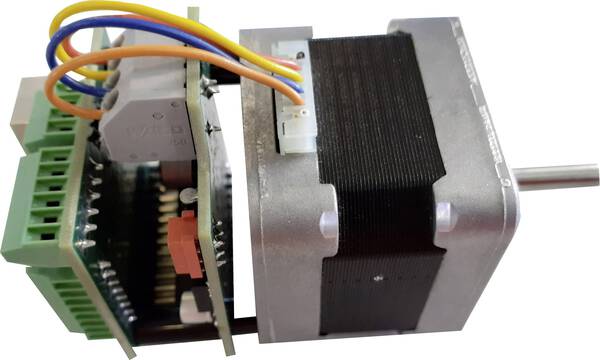 Emis Schrittmotor mit Steuerung SMC-dMOT-42 SMC-dMOT-42 0.25 Nm 0.7 A 0.7 A Wellen-Durchmesser: 5 mm