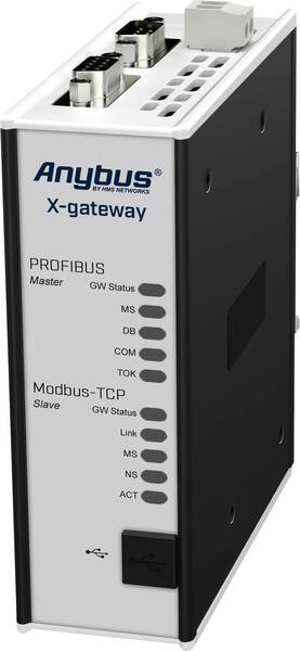Anybus AB7629 Profibus Master/Modbus-TCP Slave Gateway Ethernet, USB 24 V/DC 1 St.