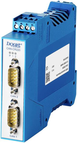 Ixxat 1.01.0067.44400 CAN-CR220 CAN Repeater CAN Bus, D-SUB9 24 V/DC 1 St.