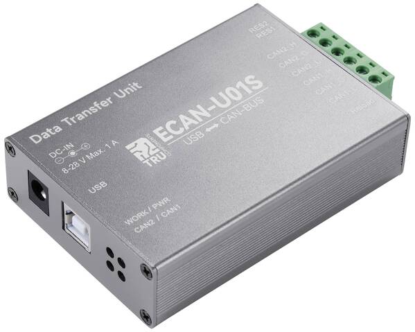 TRU COMPONENTS TC-ECAN-U01S CAN Umsetzer USB, CAN Bus 8 V/DC, 28 V/DC 1 St.