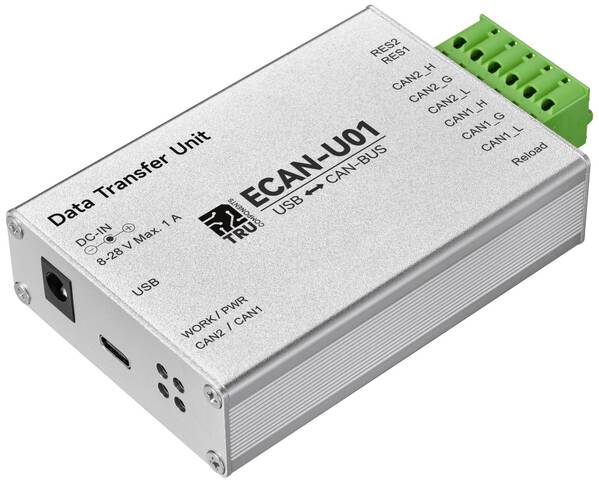 TRU COMPONENTS TC-12626060 TC-ECAN-U01 CAN Umsetzer USB, CAN Bus 5 V/DC 1 St.