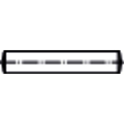 NOBRAND - Zylinderstift, ungehärtet DIN 7 Edelstahl A1 1.4305 blank ø12 x 24mm