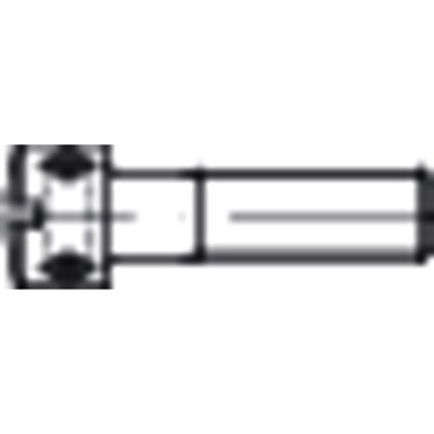 NOBRAND - Kreuzlochschraube mit Schlitz DIN 404 A1/1.4305 rostfrei M5 x 16mm