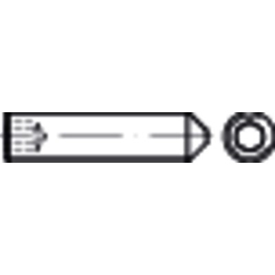 NOBRAND - Gewindestift mit ISK und Spitze DIN 914 Stahl 45 H blank M24 x 3 x 80mm