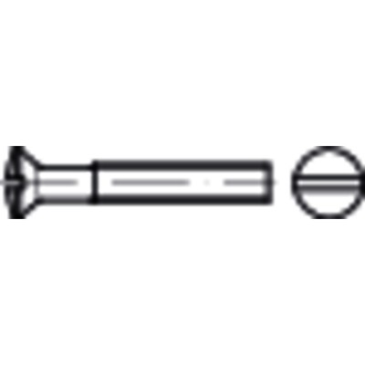 NOBRAND - Linsensenkschraube mit Schlitz DIN 964 Edelstahl A2 M4 x 16mm KP