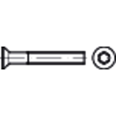 NOBRAND - Senkschraube mit TORX®-Profil DIN 965 Edelstahl A4 M3 x 6mm