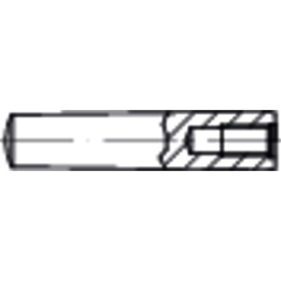 NOBRAND - Kegelstift mit Innengewinde ISO 8736 Form A Stahl 9S20K blank ø16 x 100mm
