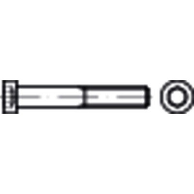 NOBRAND - Zylinderschraube mit niedrigem Kopf DIN 7984 Stahl 8.8 M4 x 20mm KP