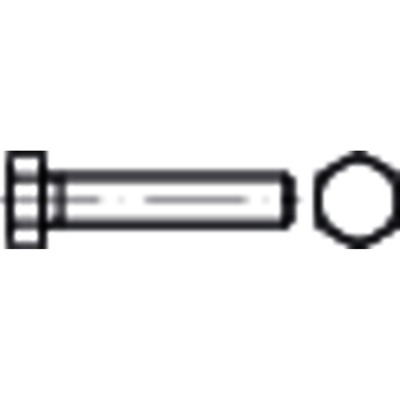 NOBRAND - Sechskantschraube Feingewinde bis Kopf ISO 8676 Stahl 10.9 M10x1 x 35mm