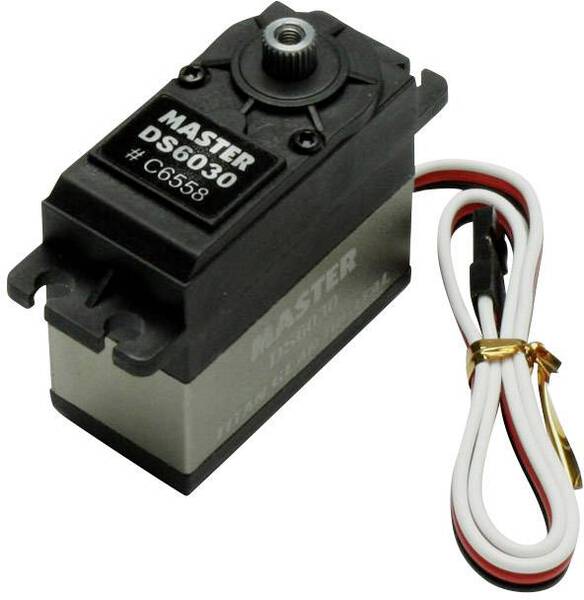 Master Modellbau Standard-Servo DS6030 TG Digital-Servo Getriebe-Material: Titanium Stecksystem: Uni (Graupner / JR / Fu