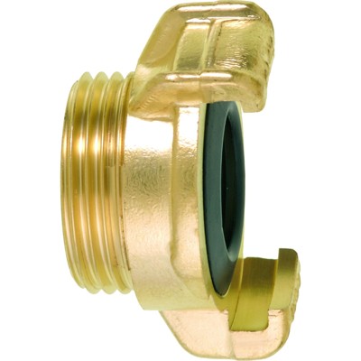 GEKA® plus - Gewindestück AG G 1/2" MS