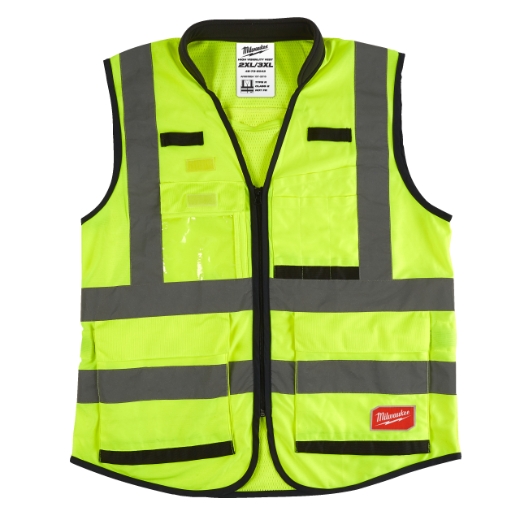 MILWAUKEE Größe 2XL/3XL Premium Warnschutzweste gelb