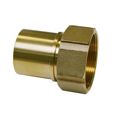 TW Schlauchstutzen, glatt, Sicherungsbund, Überwurfmut.,MS, PU, IG 3/4", SLW 19