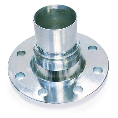Festflansch, Stutzen glatt für Schaleneinband, Edelstahl, PN 40, DN 25, SLW 25