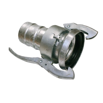 Kupplung Perrot Mutterteil Typ C 78, Stahl vz., SBR schwarz, DN 89/90, SLW 90