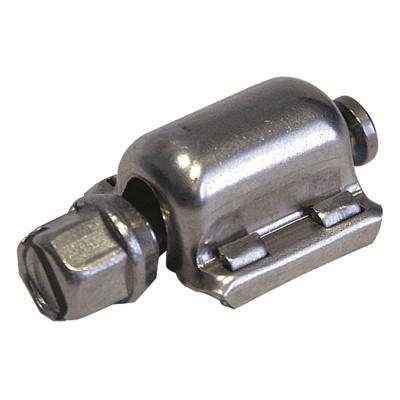 bandimex® - Schraubgehäuse Schnellverschluß A211 Edelstahl V2A 14mm Breite, 50 Stück