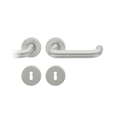 FSB - Drückergarnitur 12 1070,rd.,BB,8,F1,TS 39-58