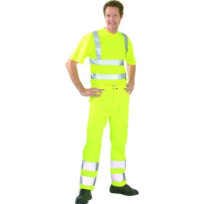 Planam - Bundhose 2012 warngelb, Größe 106