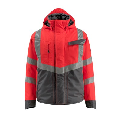 MASCOT® - Pilotjacke Hastings 15535-231-22218, rot/dunkelanthrazit, Größe 3XL