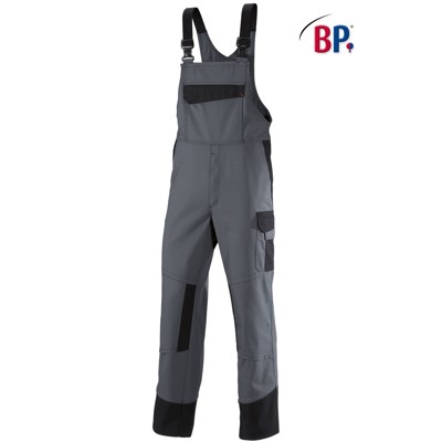 BP® - Latzhose 2431 820 5332 dunkelgrau/schwarz, Größe 44n