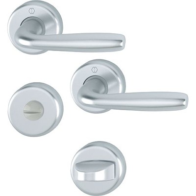 HOPPE® - Drückergarnitur Maribor 1766/17KV/17KVS,WC/S,8(5),F1,TS 37-42