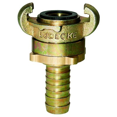 LÜDECKE - Klauenkupplung Mody®, Temperguss, max. PN 16bar, 3/4Zoll, DN 15, SLW 19mm