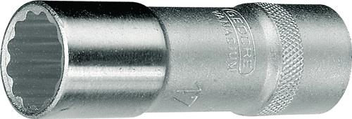 GEDORE Steckschlüsseleinsatz D 19 L 1/2 Zoll 12-kant SW 24mm L.82mm GEDORE