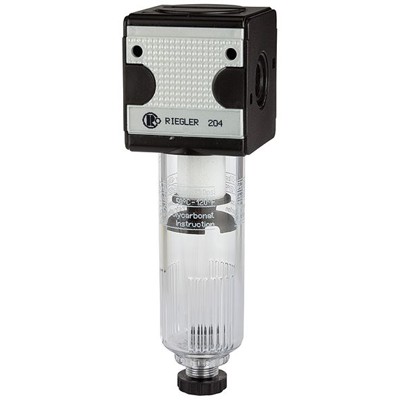 RIEGLER® - Filter multifix Kunststoff Ablass halbautomatisch Baugröße 1 G3/8"