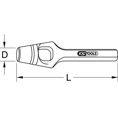 KSTOOLS® - Henkel-Locheisen, 36mm