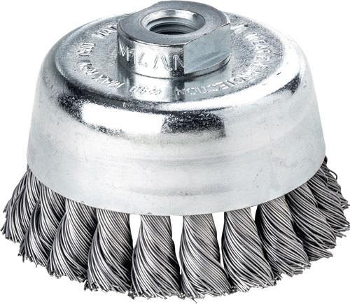 LESSMANN Topfbürste D.80mm M14 Drahtstärke 0,5mm STA 9000min-¹ LESSMANN