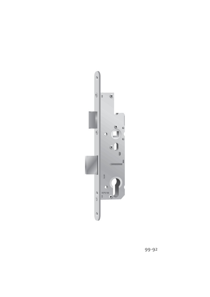 KFV Panik-Einsteckschloss PES EP99BFS, Flachstulp, Edelstahl 3484556