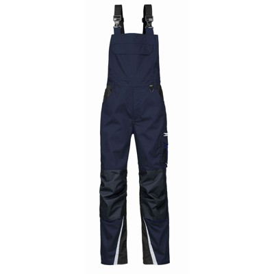 4Protect® - Latzhose IOWA, navy/grau, Größe 24