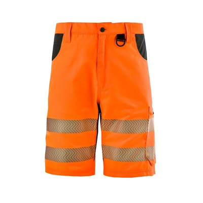 4Protect® - Warnschutz-Shorts PATERSON, warnorange, Größe 3XL