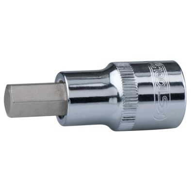 KSTOOLS® - 1/2" CHROMEplus Bit-Stecknuss Innensechskant, kurz, 7/32''