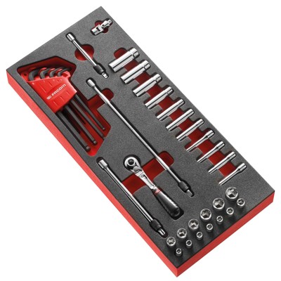 Facom - Modul - Steckschlüssel 1/4", 44-teilig MODM.RL2U