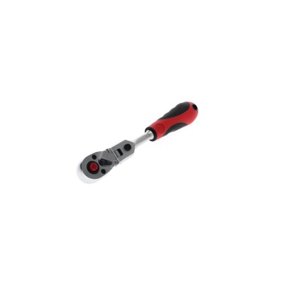 GEDORE - Gelenk-Umschaltknarre 2K-Griff, Druckknopf, Feinverzahnung 72 Zähne, 1/4"
