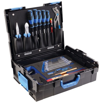 GEDORE - Kunststoff-Werkzeugkoffer L-BOXX 136 23-teilig, für Auszubildende, 1100-BASIC
