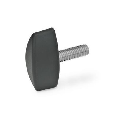 Ganter Norm® - 531-40-M8-40-NI Flügelschrauben, Edelstahl-Gewindestift