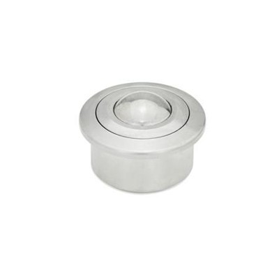Ganter Norm® - 509.1-60-NNI Kugelrollen, Stahl / Edelstahl