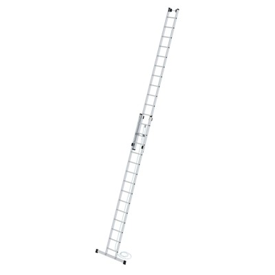 MUNK Günzburger Steigtechnik - Seilzugleiter Aluminium, 2x14 Sprossen, L ausgef. 4180mm, L eingef. 7220mm