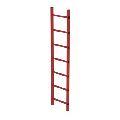 MUNK Günzburger Steigtechnik - Schachtleiter 7Sp, B innen 400 außen 450mm, L 1960mm