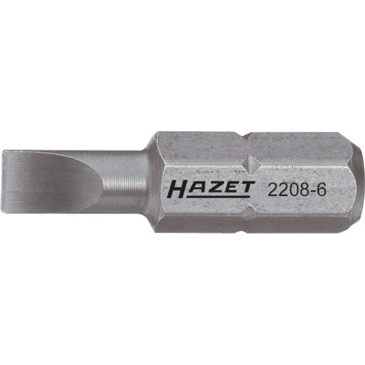 HAZET - Bit 2208-9, 1/4" für Schlitz Profil, 1.0 x 6mm