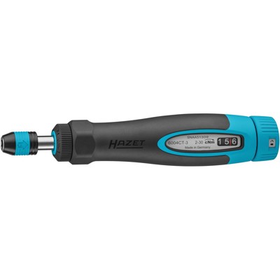 HAZET - 1⁄4″ Drehmomentschraubendreher mit Standardgriff 0.02 – 0.3 Nm