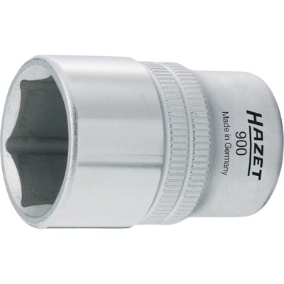 HAZET - Steckschlüssel-Einsatz 900-19, 1/2" DIN 3124, für Sechskant 19mm