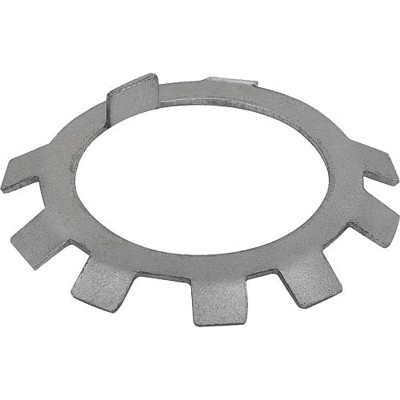 KIPP - SICHERUNGSBLECH DIN70952 D=18, D1=33, S=1, STAHL BLANK