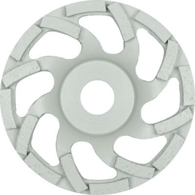 KLINGSPOR - Diamantschleifteller DS 600 S, 180 x 7,8 x 22,23mm 24 Segmente, Spezialgeometrie