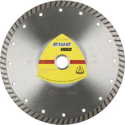 KLINGSPOR - Diamanttrennscheibe DT 310 UT, 125 x 2 x 22,23mm 2 x 10mm, geschl. Rand Turbo