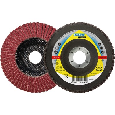 KLINGSPOR - Schleifmopteller SMT 924 Keramik, 125 x 22,23mm Korn 60 gewölbt, 1 Stück