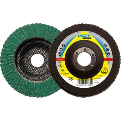 KLINGSPOR - Schleifmopteller SMT 996 125mm K 80 gewölbt